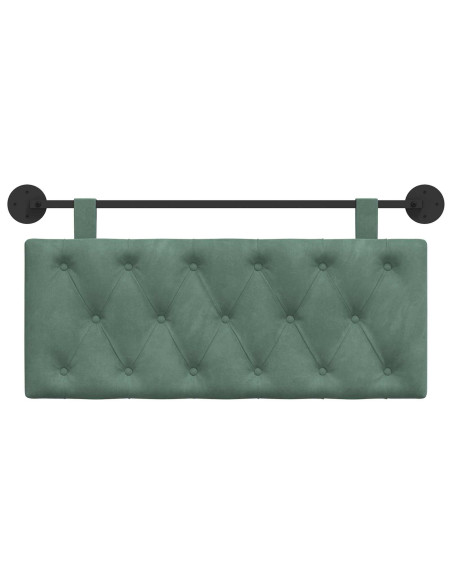 Testata appesa Verde Mare 110 x 55 x 7 cm Velluto