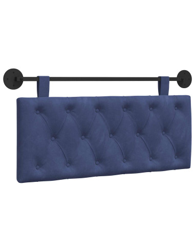 Testata appesa Blu Polizia 110 x 55 x 7 cm Velluto
