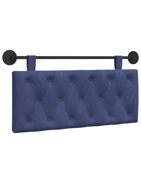Testata appesa Blu Polizia 110 x 55 x 7 cm Velluto