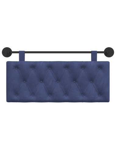 Testata appesa Blu Polizia 110 x 55 x 7 cm Velluto