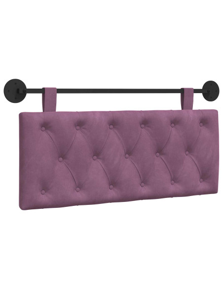 Testata appesa Montaggio a parete Viola 110 x 55 x 7 cm Velluto