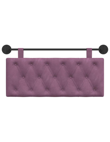 Testata appesa Montaggio a parete Viola 110 x 55 x 7 cm Velluto