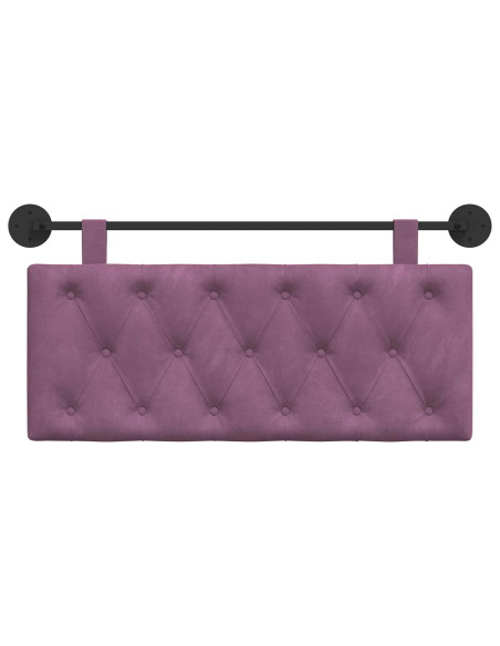 Testata appesa Montaggio a parete Viola 110 x 55 x 7 cm Velluto