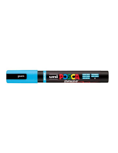CF6 POSCA BRUSH AZZURRO