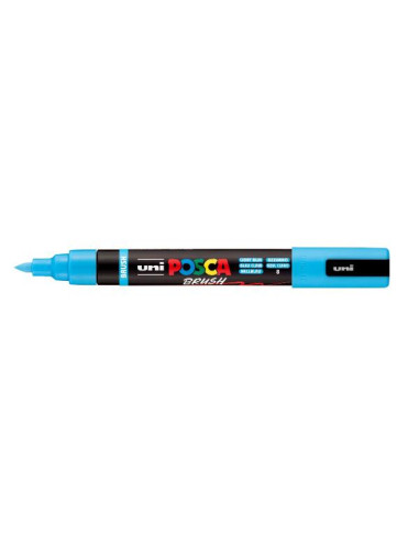 CF6 POSCA BRUSH AZZURRO