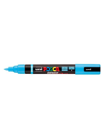 CF6 POSCA BRUSH AZZURRO