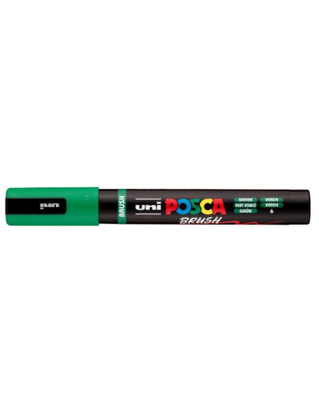CF6 POSCA BRUSH VERDE