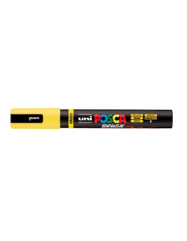 CF6 POSCA BRUSH GIALLO
