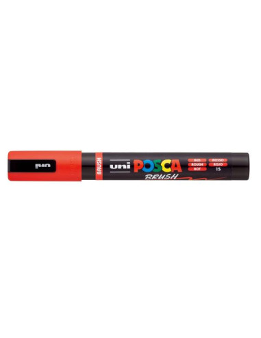 CF6 POSCA BRUSH ROSSO