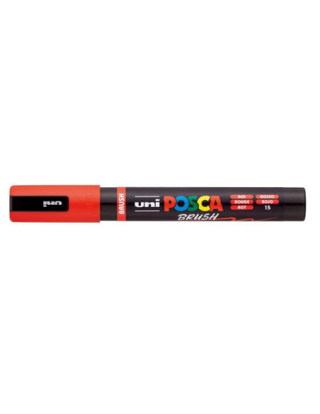CF6 POSCA BRUSH ROSSO