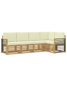 Set divani Legno di Acacia Massello 2
