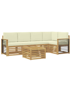 Set divani Legno di Acacia Massello 2