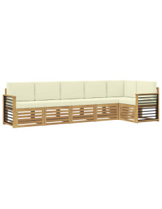 Set divani Legno di Acacia Massello 2