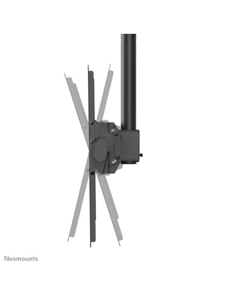 Neomounts CL35-440BL16L Supporto monitor/TV a soffitto 37-70" - alt. 106-156 cm