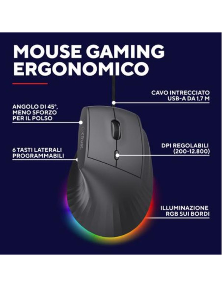 GXT145 REXXA ERGONOMIC GAMING MOUSE