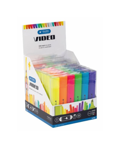 CF6 TRATTO VIDEO COLORI ASSORTITI
