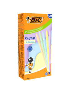 CF20 SFERA CRISTAL PASTEL BLU 1MM 2