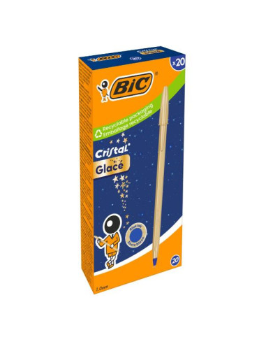 CF20 SFERA BIC CRISTAL GLANCE BLU