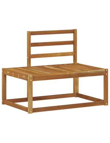 Set di divani da esterno 2 pcs Naturale 182,5 x 63 x 73 cm