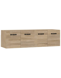 Mobili Parete 2 pz Rovere Sonoma 80x35x36,5cm Legno Multistrato 2
