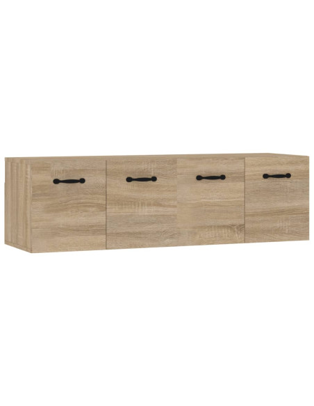Mobili Parete 2 pz Rovere Sonoma 80x35x36,5cm Legno Multistrato