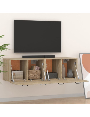 Mobili Parete 2 pz Rovere Sonoma 80x35x36,5cm Legno Multistrato