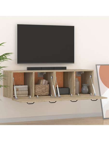 Mobili Parete 2 pz Rovere Sonoma 80x35x36,5cm Legno Multistrato