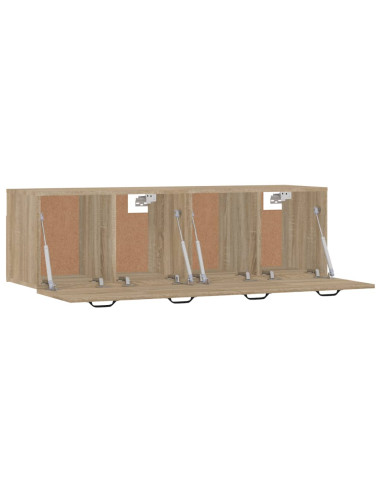 Mobili Parete 2 pz Rovere Sonoma 80x35x36,5cm Legno Multistrato
