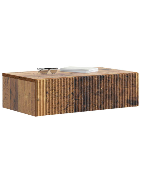 Tavolino da Parete Laterale Legno antico 59 x 34,5 x 17 cm