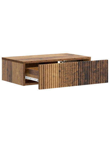 Tavolino da Parete Laterale Legno antico 59 x 34,5 x 17 cm