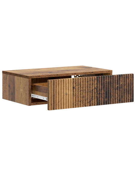 Tavolino da Parete Laterale Legno antico 59 x 34,5 x 17 cm