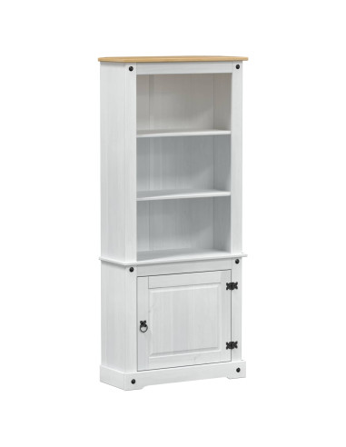 Credenza Bianco 74 x 38 x 170 cm Pino massello