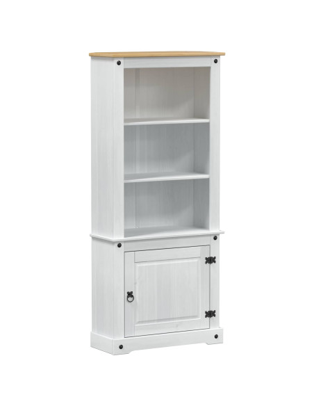 Credenza Bianco 74 x 38 x 170 cm Pino massello