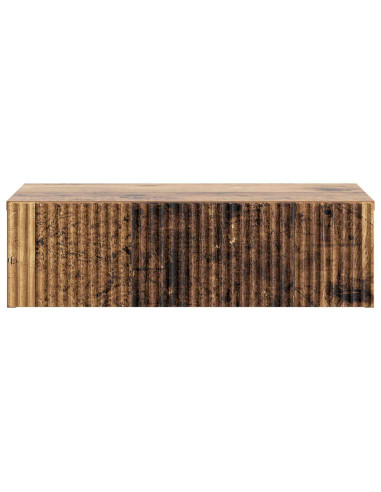 Tavolino da Parete Laterale Legno antico 59 x 34,5 x 17 cm