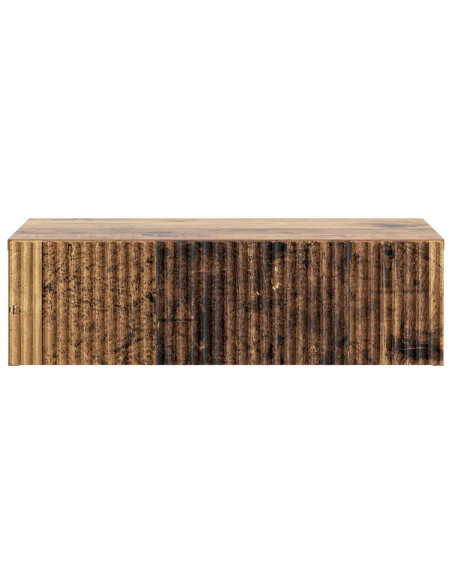 Tavolino da Parete Laterale Legno antico 59 x 34,5 x 17 cm