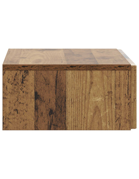 Tavolino da Parete Laterale Legno antico 59 x 34,5 x 17 cm