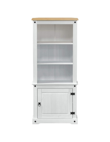 Credenza Bianco 74 x 38 x 170 cm Pino massello