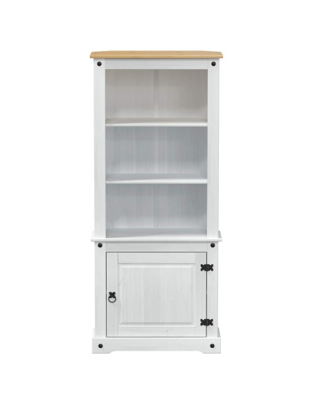 Credenza Bianco 74 x 38 x 170 cm Pino massello