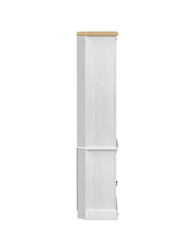 Credenza Bianco 74 x 38 x 170 cm Pino massello