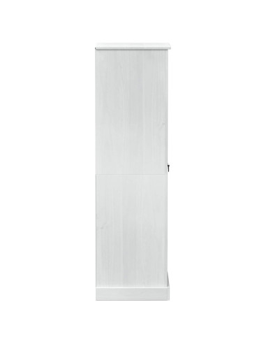 Armadi con cassetto Bianco 55 x 50 x 170 cm Pino massello
