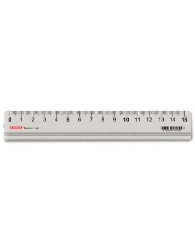 CF15 RIGHELLI ALLUMINIO BARATT.15CM