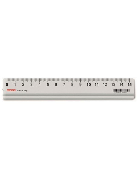 CF15 RIGHELLI ALLUMINIO BARATT.15CM