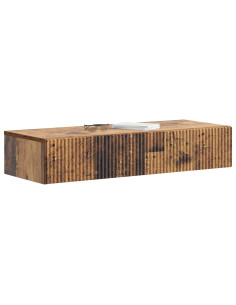 Tavolino da Parete Laterale Legno antico 87,5 x 34,5 x 17 cm 2