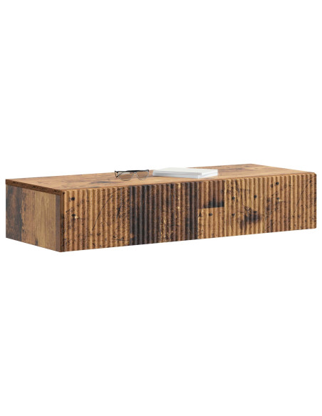 Tavolino da Parete Laterale Legno antico 87,5 x 34,5 x 17 cm