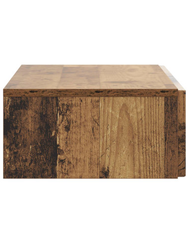 Tavolino da Parete Laterale Legno antico 87,5 x 34,5 x 17 cm