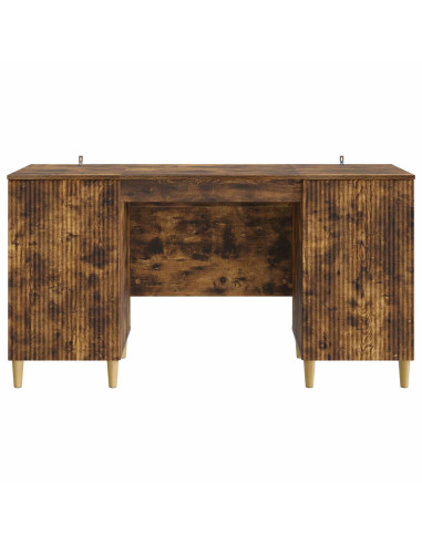 Scrivania Rovere Fumo 142,5 x 50 x 75 cm Legno ingegnerizzato