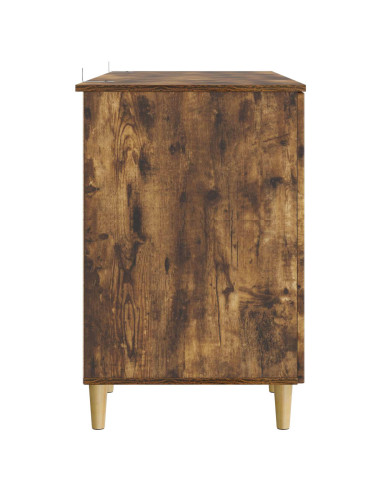 Scrivania Rovere Fumo 142,5 x 50 x 75 cm Legno ingegnerizzato
