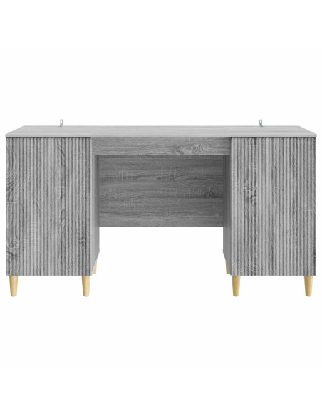Scrivania Grigio Sonoma 142,5 x 50 x 75 cm Legno ingegnerizzato