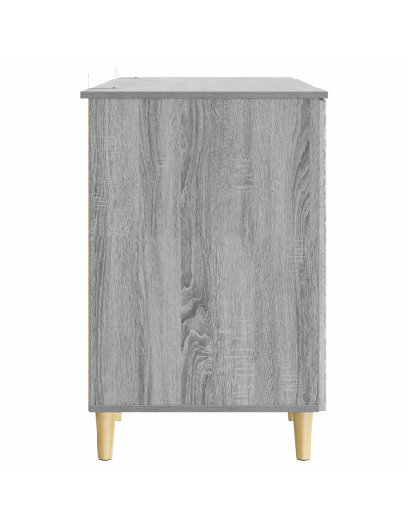 Scrivania Grigio Sonoma 142,5 x 50 x 75 cm Legno ingegnerizzato