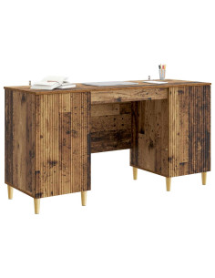 Scrivania Legno antico 142,5 x 50 x 75 cm Legno ingegnerizzato 2